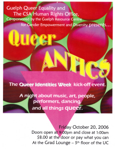 2006, Oct.20 Queer Antics Poster
