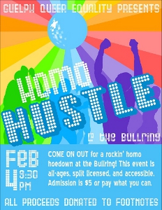 2011, Feb.04 Homo Hustle Poster