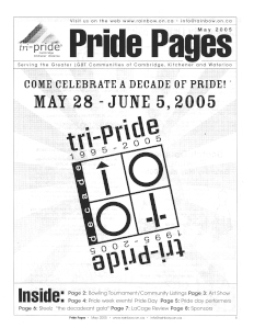 Pride Pages 2005 May