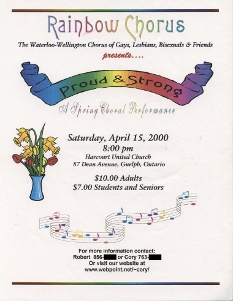 2000, April 15 Concert Poster